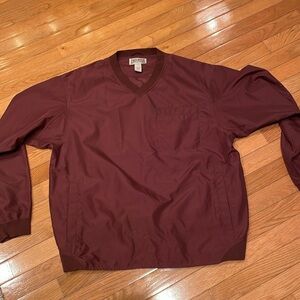 Duluth trading Company men’s V-neck lightweight windbreaker large